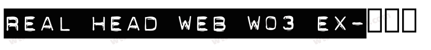 Real Head Web W03 Ex字体转换